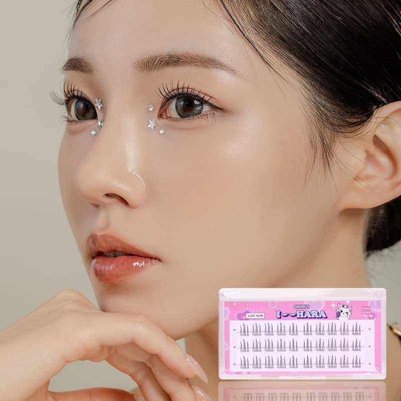 Aihara No Glue 3 Line Eyelashes Choose 1 from 15 Types