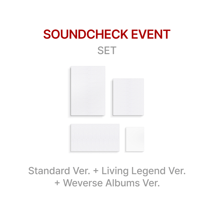 Set + Living Legend Ver. + Weverse Ver. Set 1