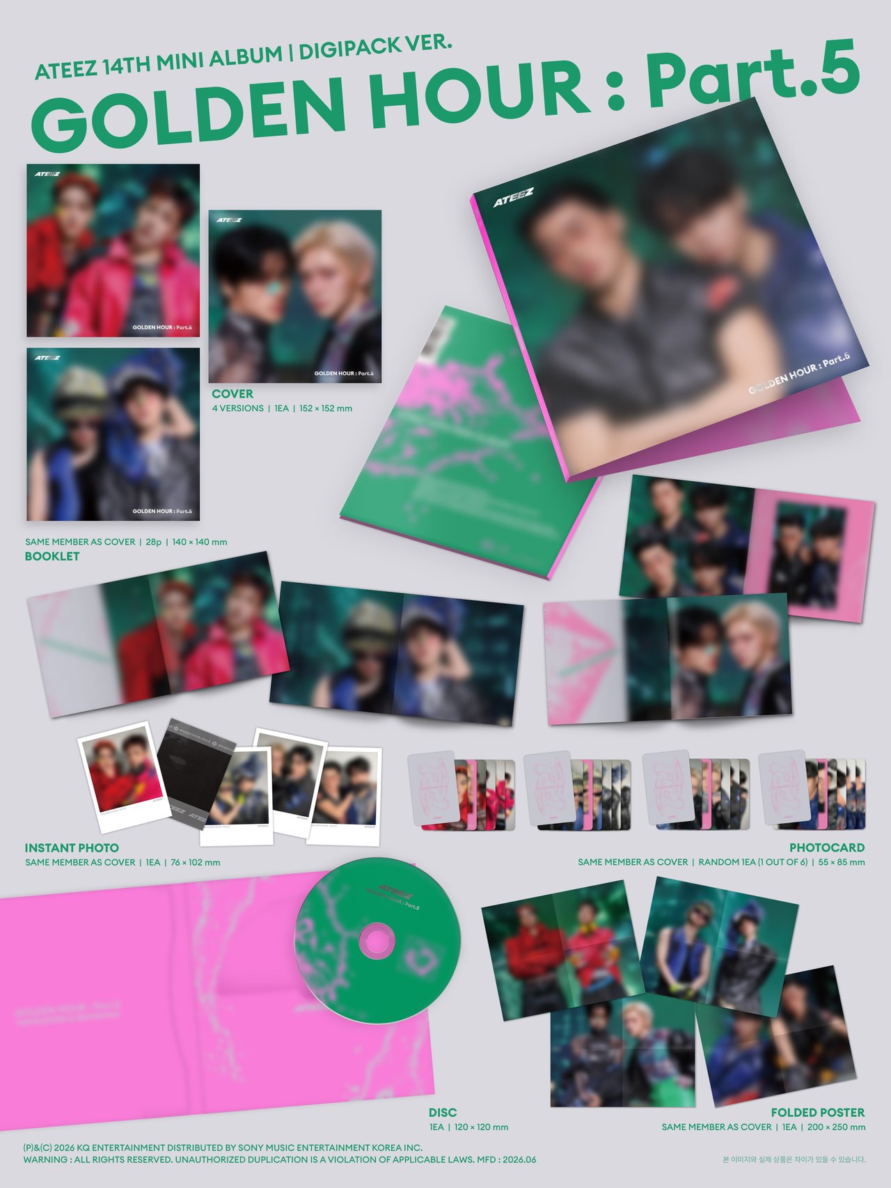 DIGIPACK UNIT SET 2
