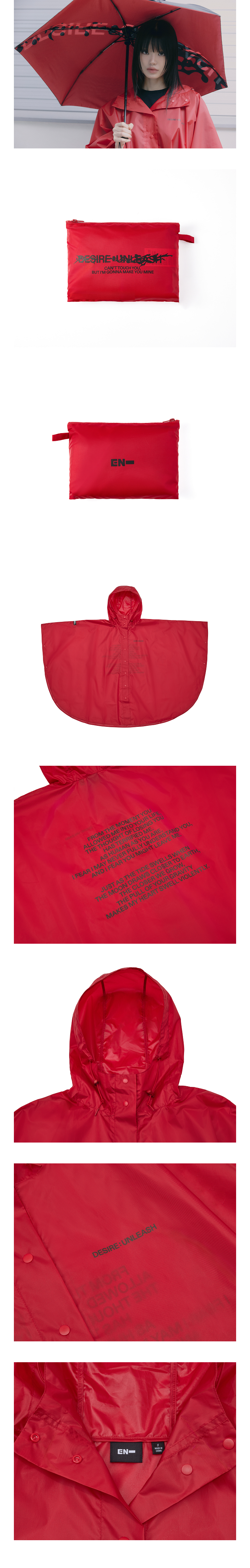 ENHYPEN Rain Poncho 5