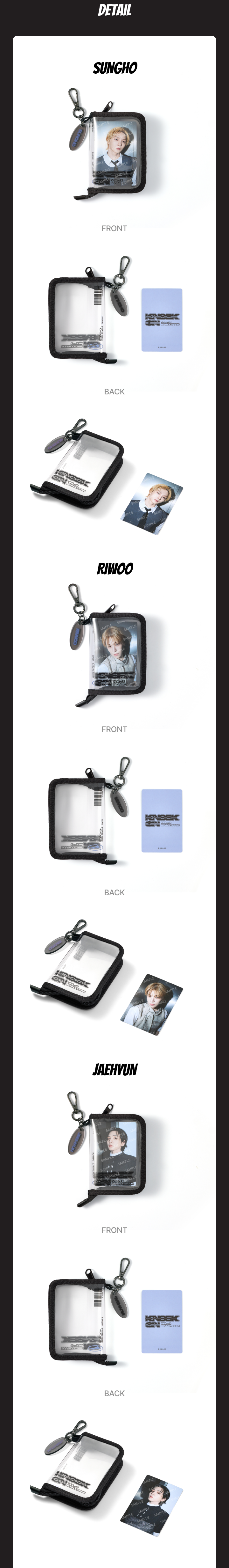 BOYNEXTDOOR Photo Pouch Keyring 3