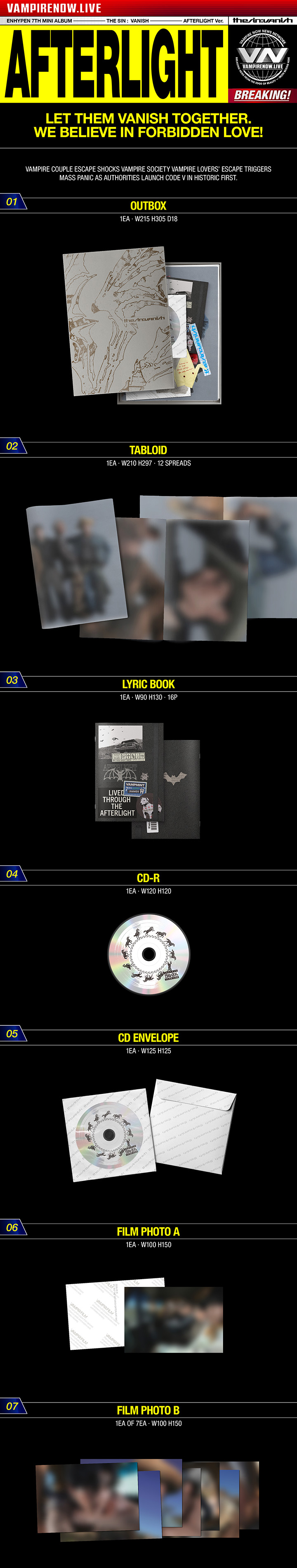 ENHYPEN THE SIN : VANISH (Set) 4
