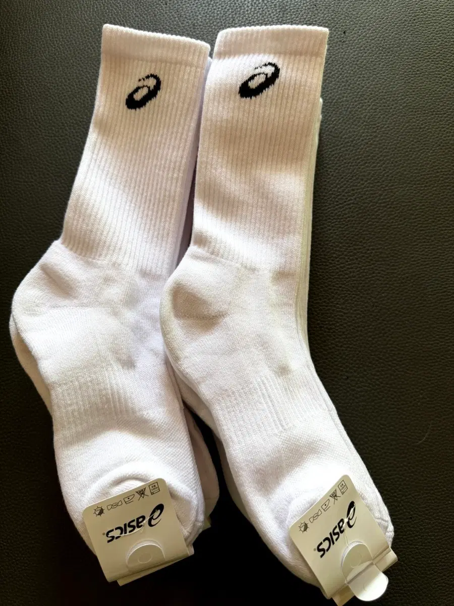 Asics socks white 10-pair set double cushion sports socks