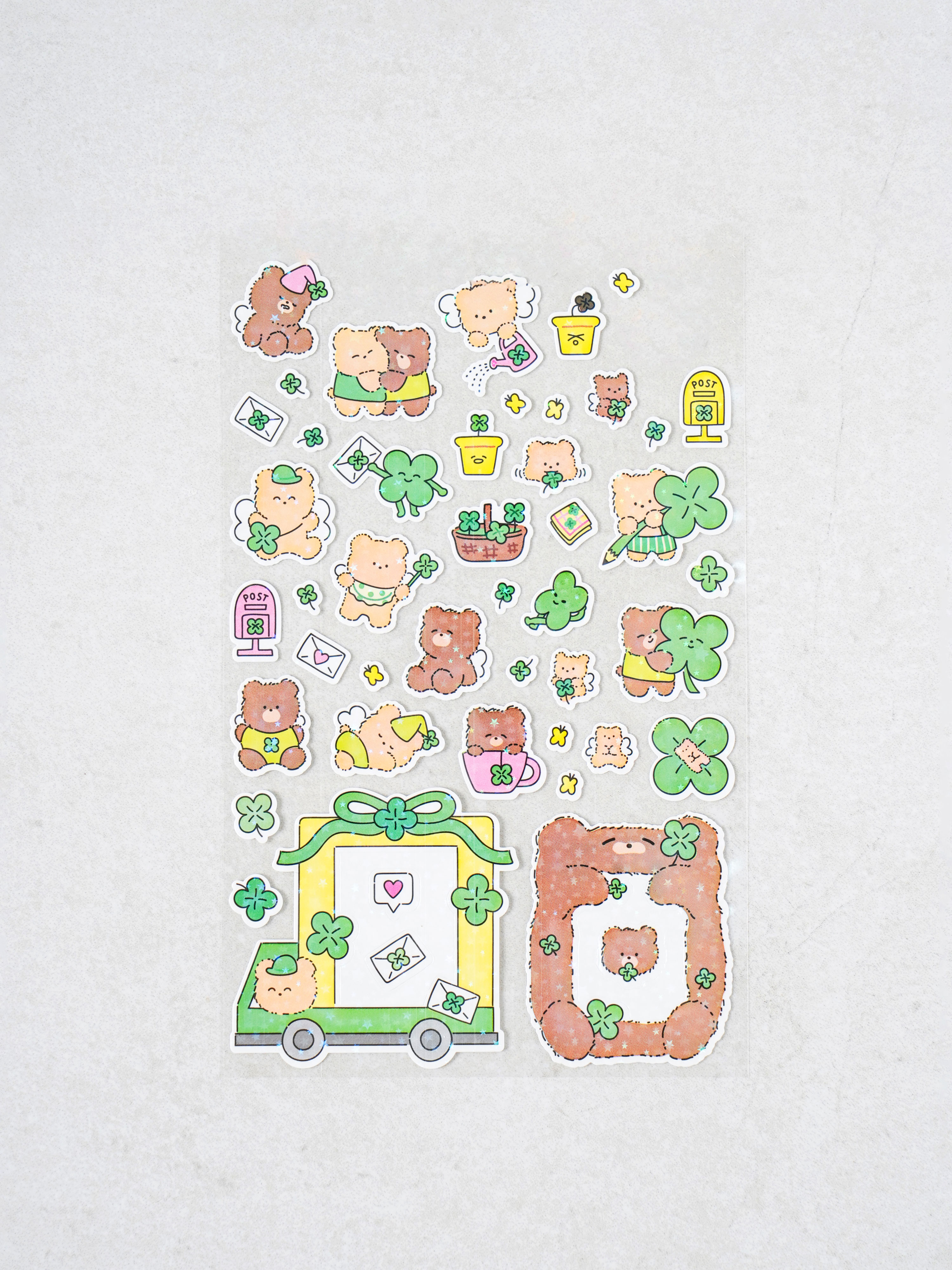 4 sparkly fairy stickers 4