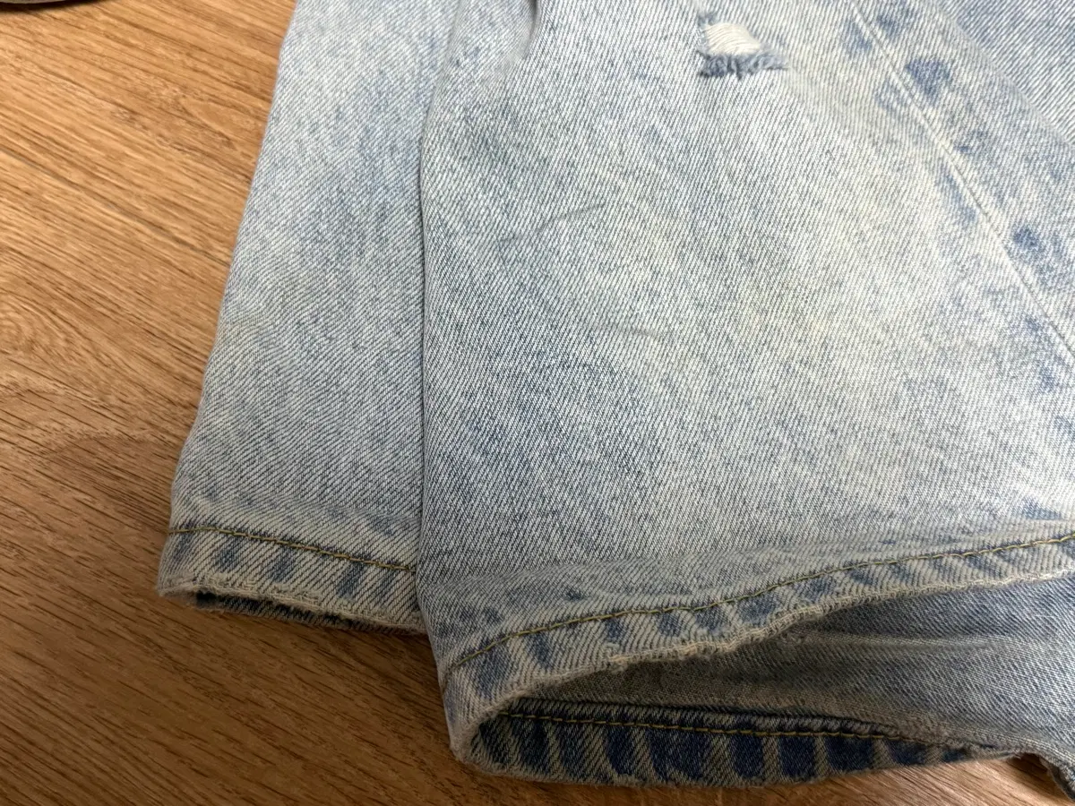 AEAE Check Patchwork Denim Pants 4