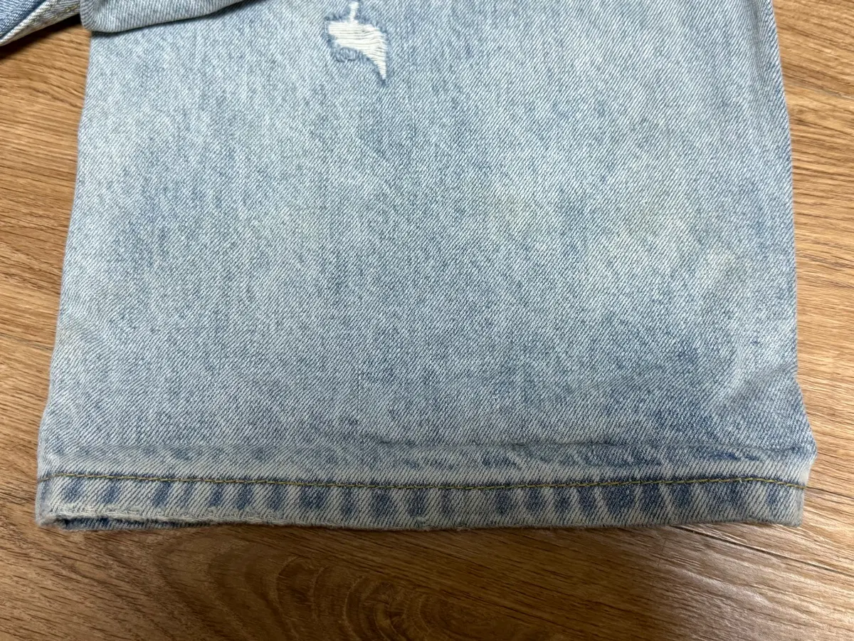 AEAE Check Patchwork Denim Pants 5